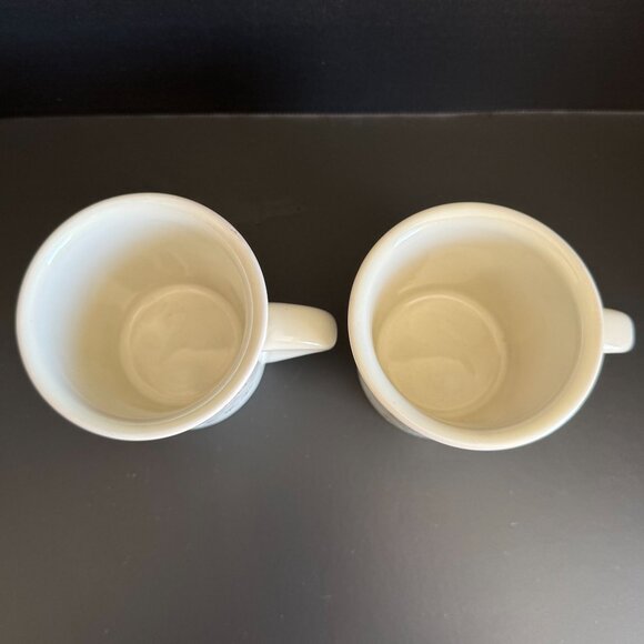 Set Of 2 Ore Originals Ruler Design Ceramic Mugs Dishwasher Microwave Safe White - Picture 5 of 9